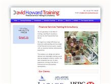 Tablet Screenshot of davidhowardtraining.com